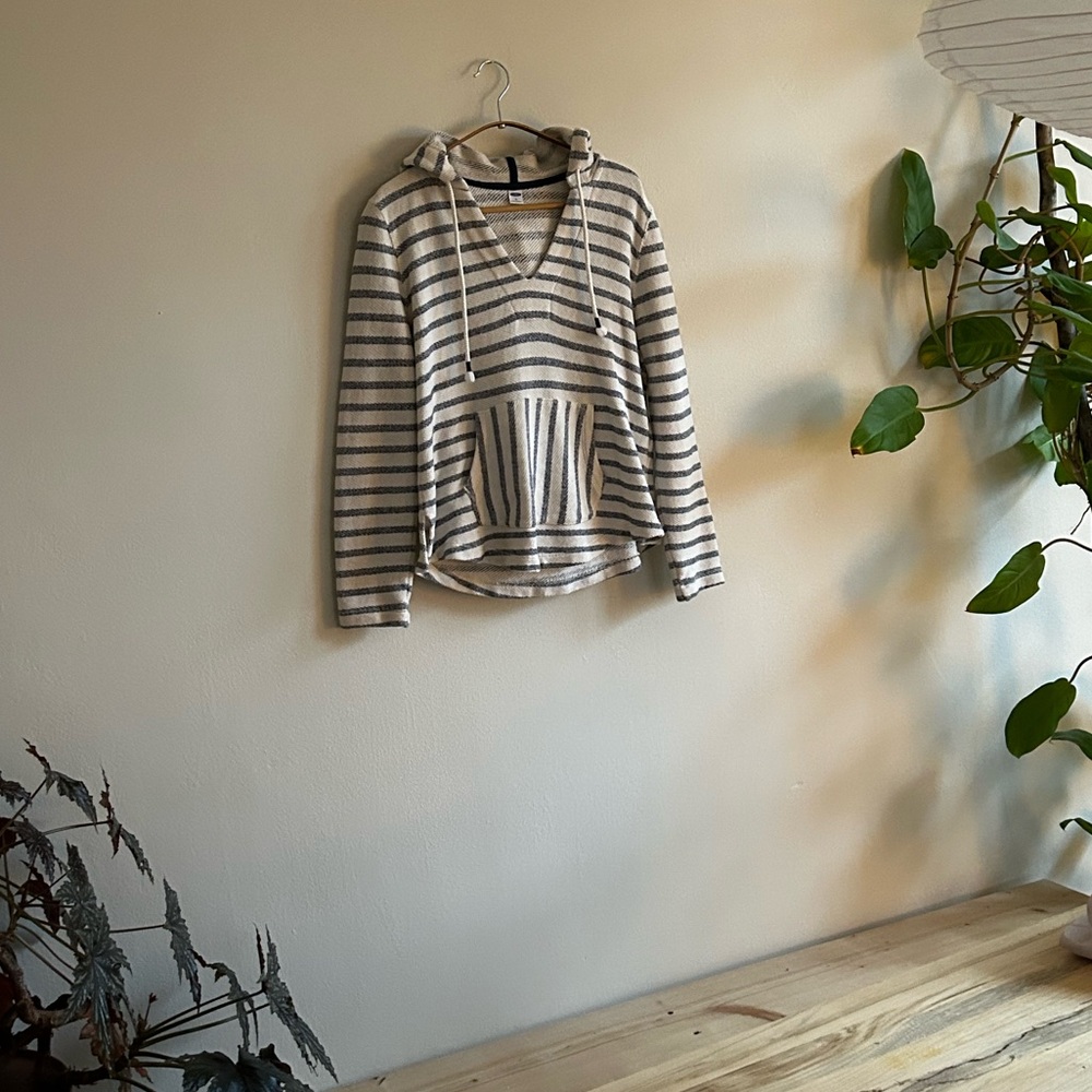 Beachy Striped Hoodie